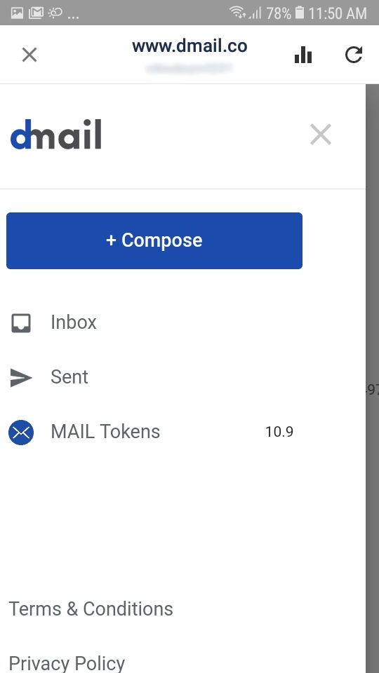 dmail - An email app running on EOS.IO